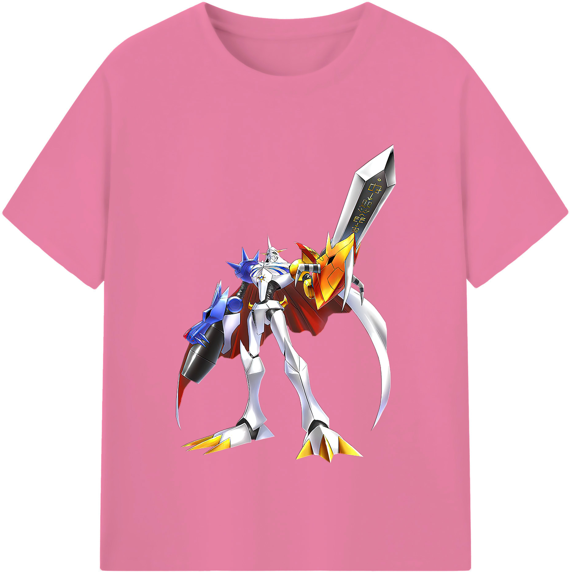 （画像用） Digimon デジタルモンスター/デジモン 綿100％半袖Tシャツ（フロントプリント）